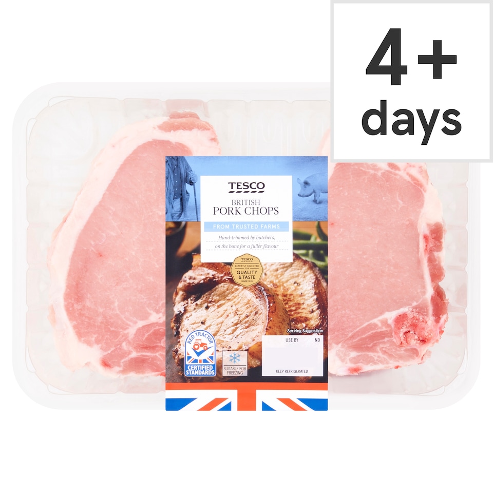 Tesco British Pork Chops 350g
