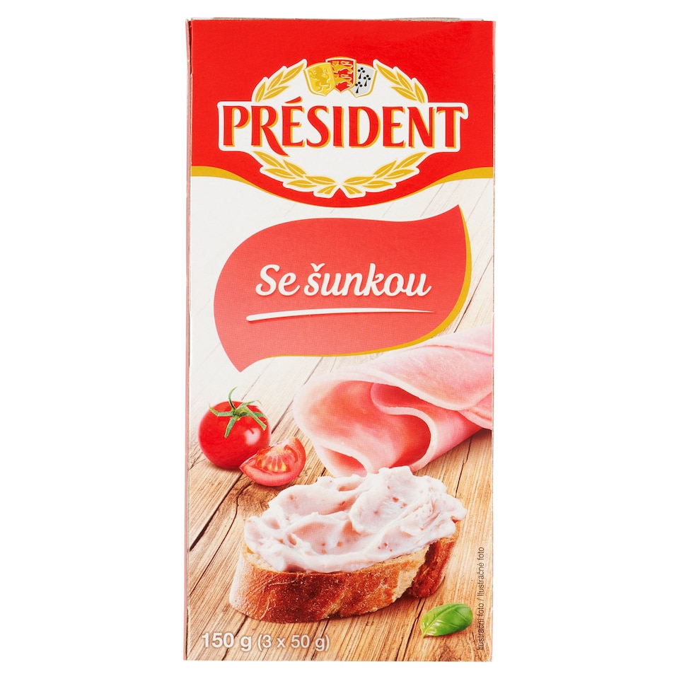 Président with Ham 3 x 50g (150g)