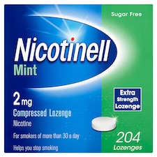 Nicotinell Stop Smoking Aid 2mg Compressed Nicotine Lozenge - Mint 204s