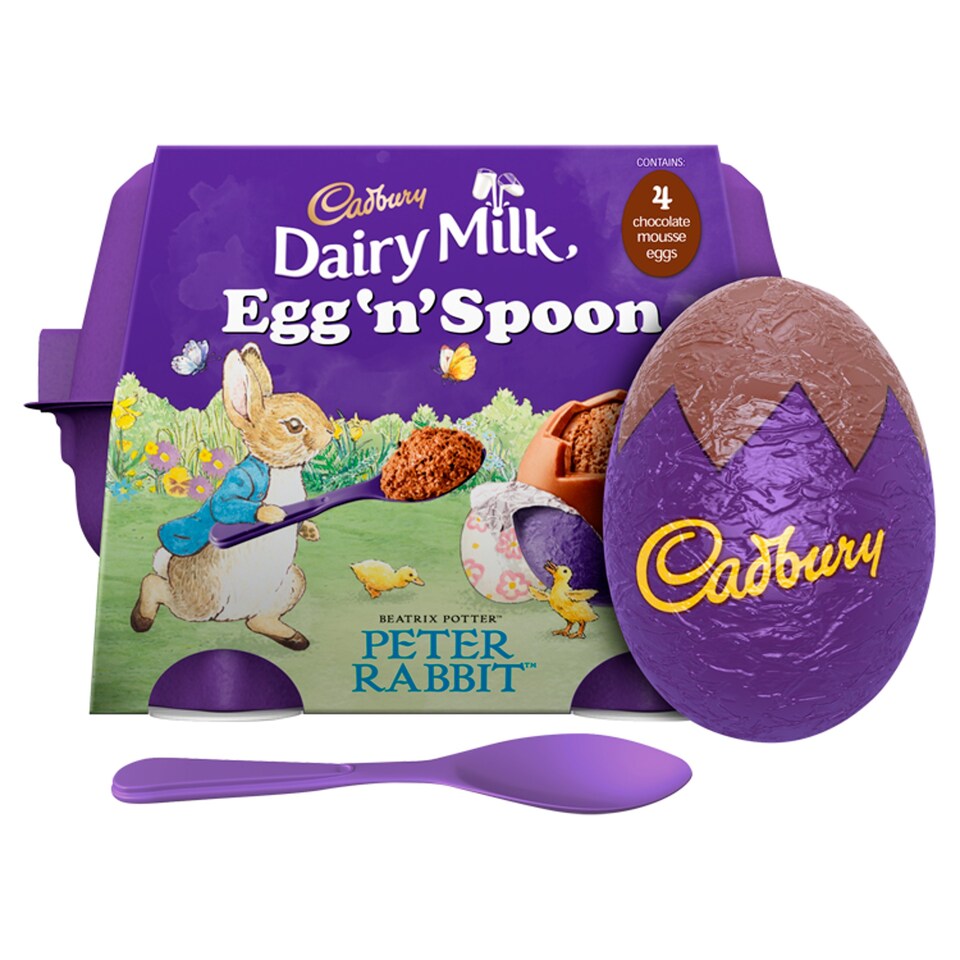 image 1 of Cadbury Egg 'N' Spoon Double Chocolate 136G