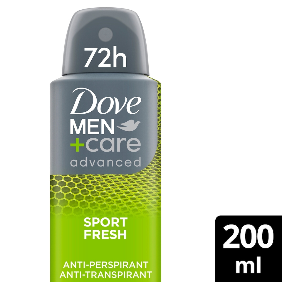 image 1 of Dove Men+Care Sport Fresh 72h Antiperspirant Deodorant 200ml