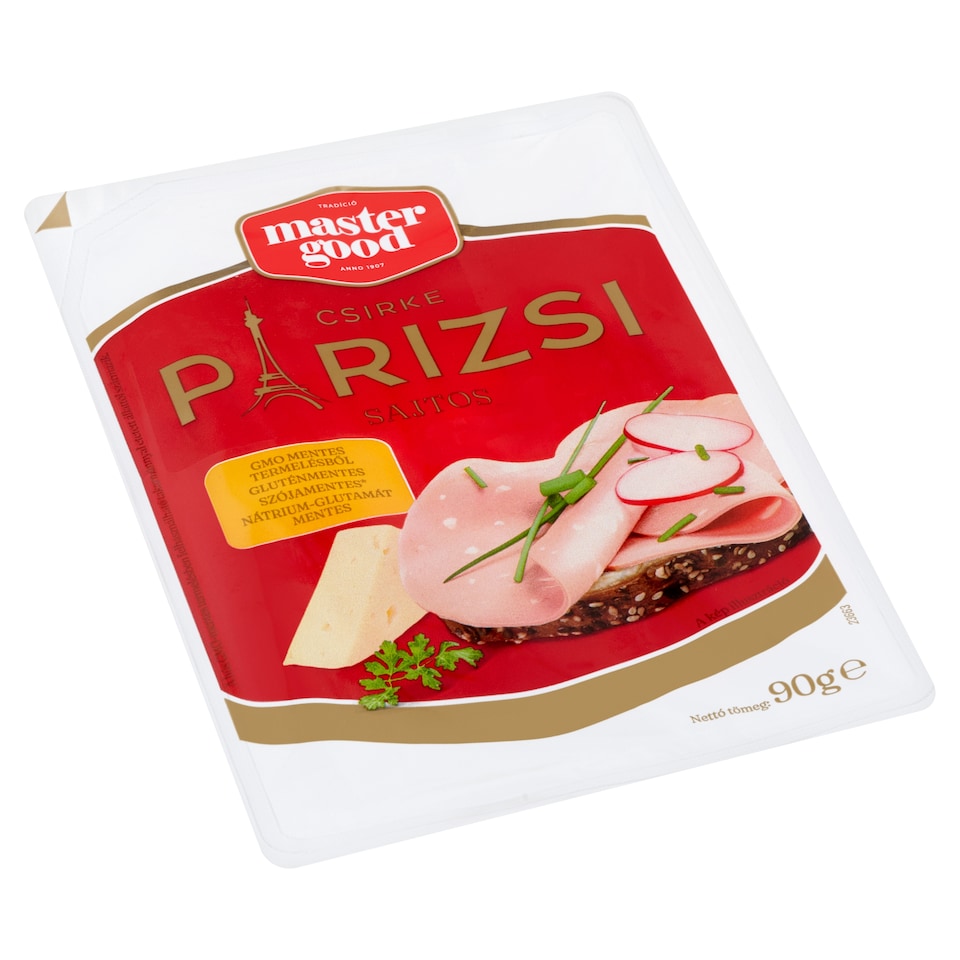 Master Good szeletelt sajtos csirke párizsi 90 g