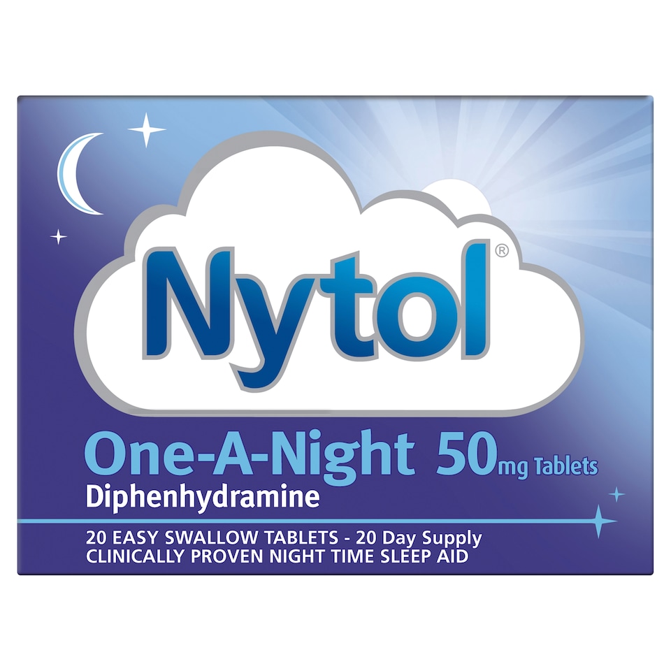 Nytol Night Time Sleep Aid Diphenhydramine Tablets 20s