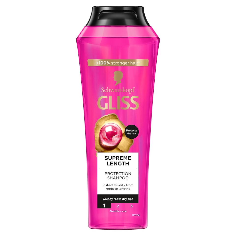 Obrázek 1 pro produkt Schwarzkopf Gliss ochranný šampon Supreme Length 250ml