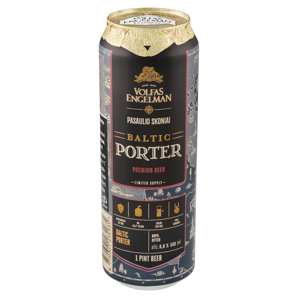 Volfas Engelman Baltic Porter Special Dark Beer 568 ml