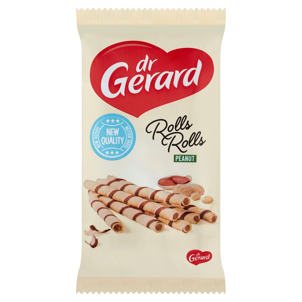 Dr Gerard Rolls Rolls mogyorókrémmel töltött ostyarúd 160 g