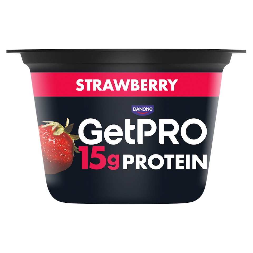 image 1 of Danone GetPro 15g Strawberry High Protein Yoghurt 160g