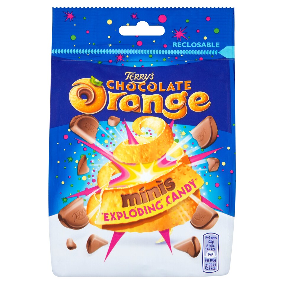 Terrys Chocolate Orange Mini Exploding Candy 125G