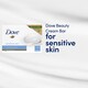 image 2 of Dove Sensitive Beauty Bar Soap with 1/4 Moisturising Cream 2 x 90g