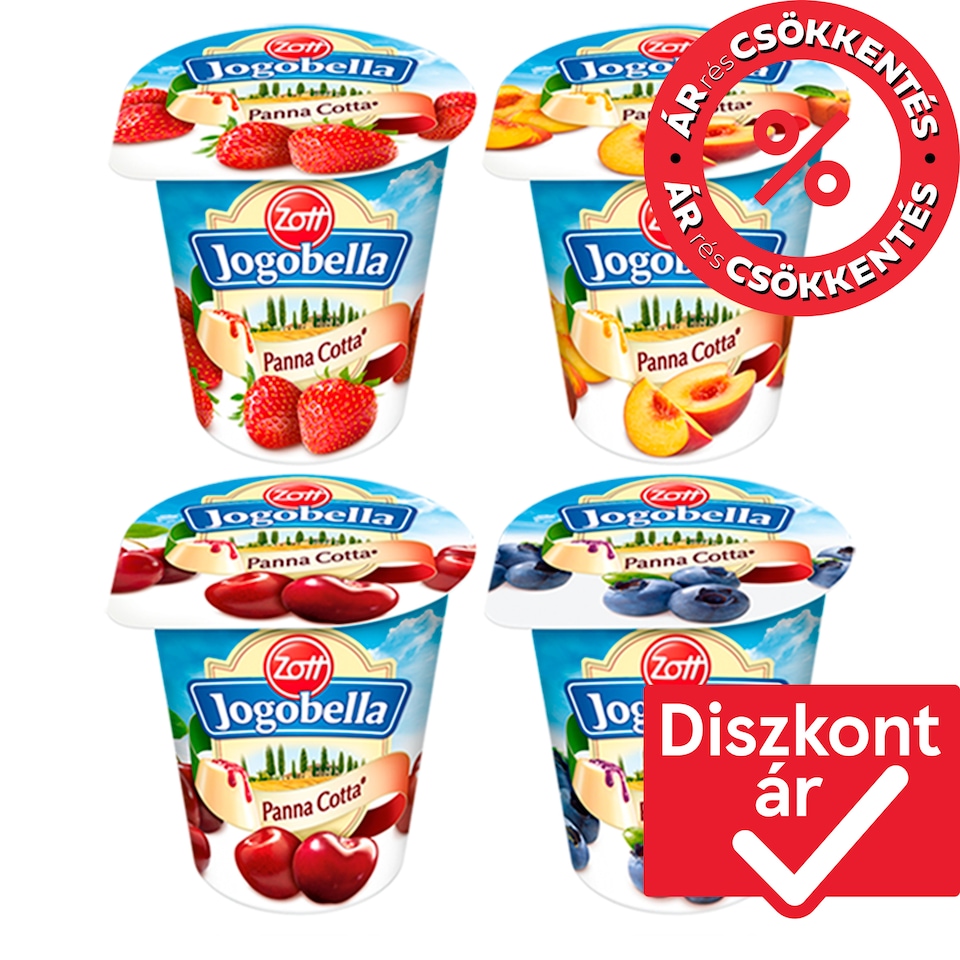 Zott Jogobella Panna Cotta élőflórás joghurt 150 g