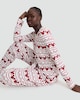 image 1 of Disney Mickey Mouse Fair Isle Print Matching Family Christmas Pyjamas in Multi Red