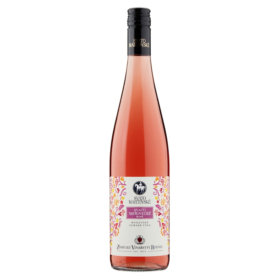 Zámecké Vinařství Bzenec St. Martin St. Lawrence Rose Dry Moravian Wine 0.75L