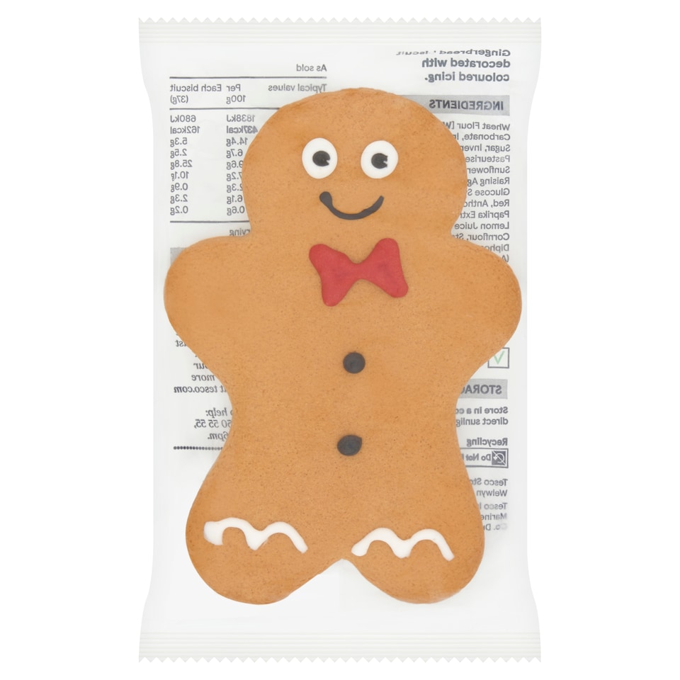 image 1 of Tesco Gingerbread Biscuit