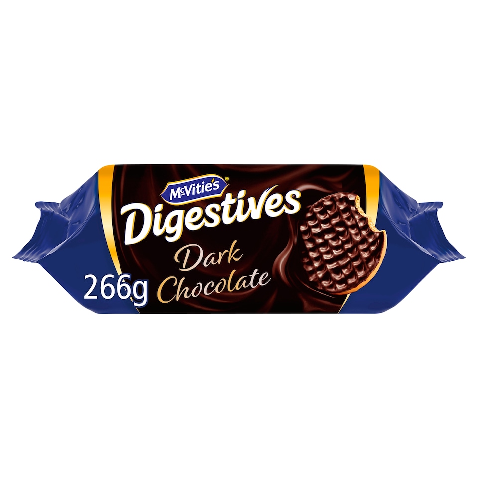 image 1 of McVitie's Digestives Dark Chocolate Biscuits 266g
