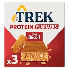 Trek Protein Flapjacks with Lotus Biscoff 3x50g