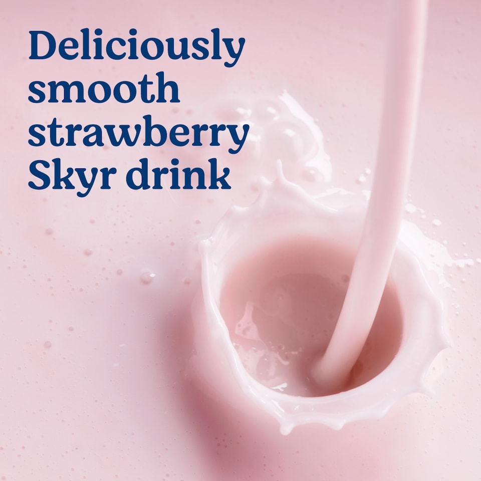image 1 of Danone Skyr 0% Fat High Protein Strawberry Yoghurt Drink 270g