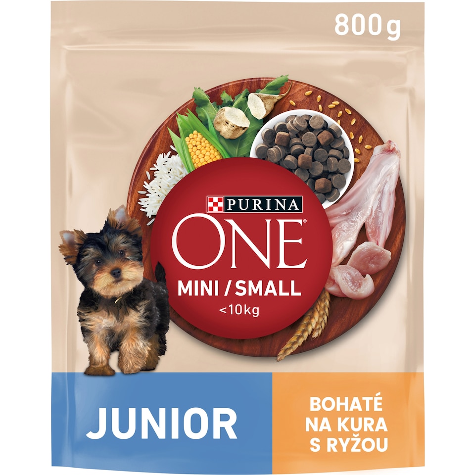 obrázok 1 z Purina ONE Mini Junior granule pre šteniatka kura 800 g