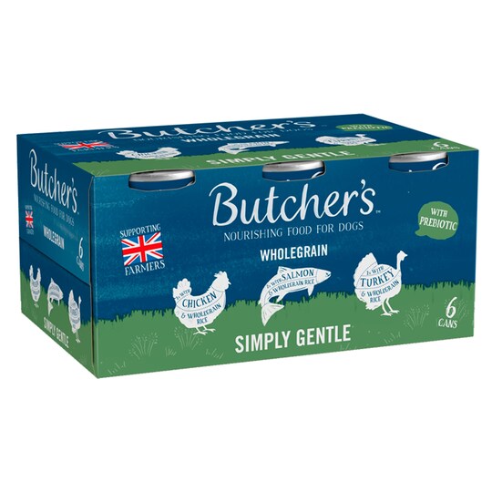 Butcher's Simply Gentle Dog Food Tins 6X390g Tesco Groceries