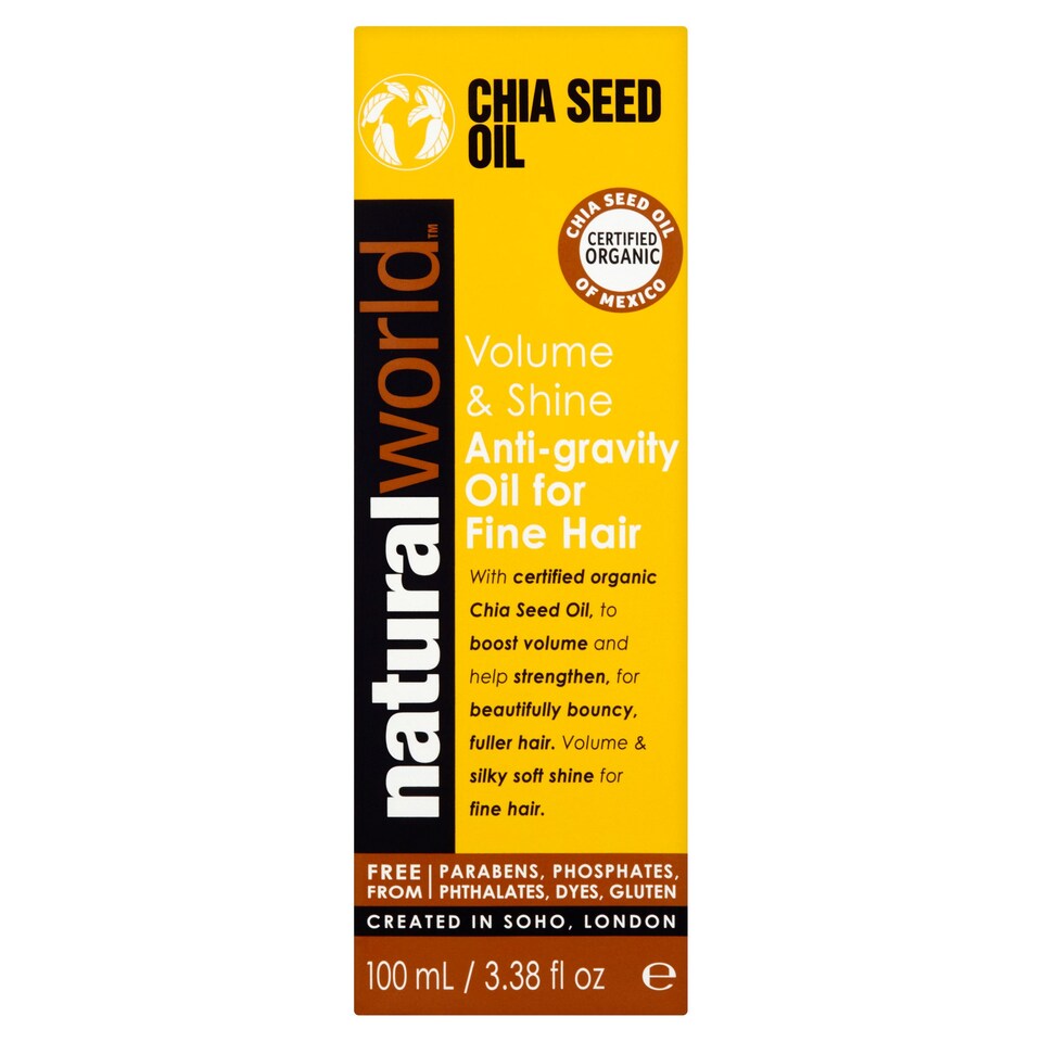 Natural World Chia Seed Hair Treatment Oil 100Ml