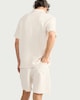 image 3 of F&F Cotton Rich Towelling Striped Short Pyjama Set in Multi