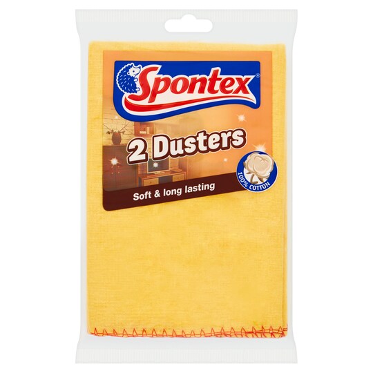 Spontex Dusters 2 Pack .. Tesco Groceries