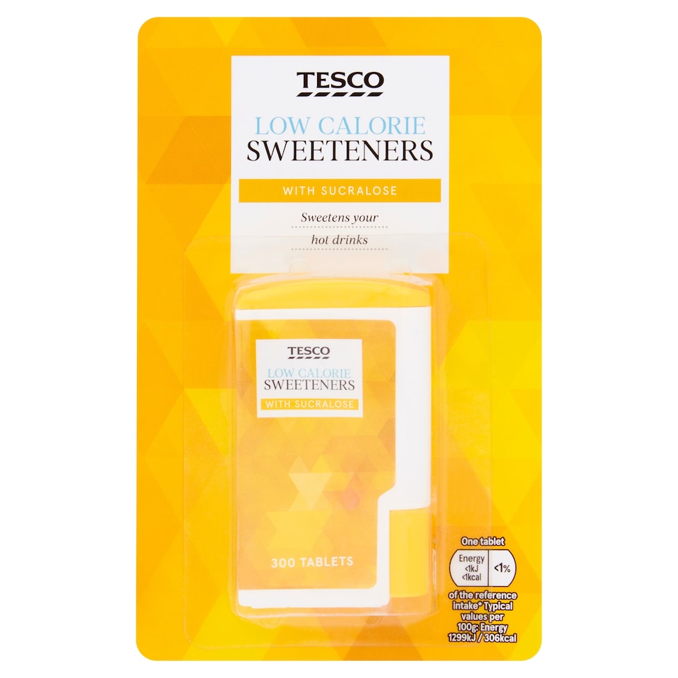 Tesco Sucralose Tablet Sweetener 300Pk