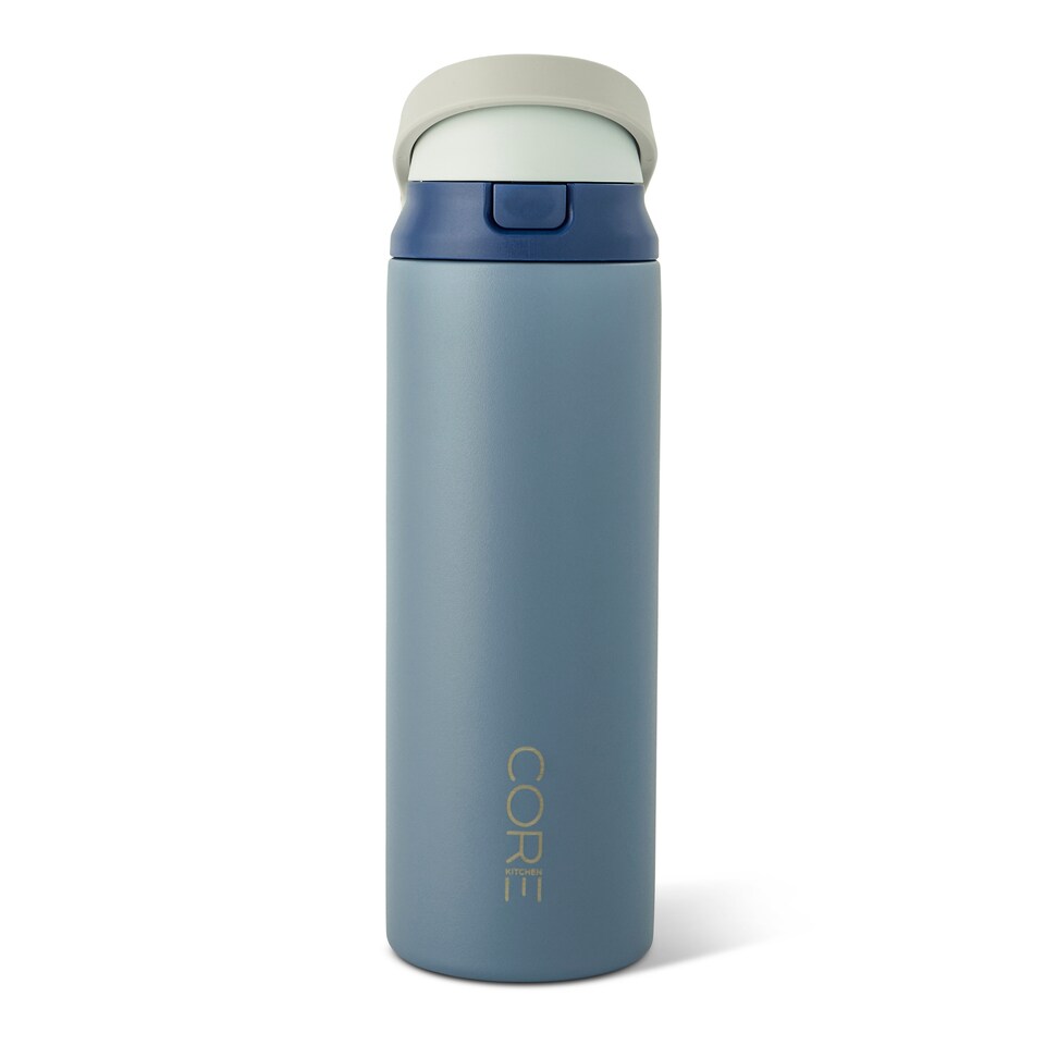 image 1 of Core Kitchen Navy Hydra Dual Function Water Bottle 710ml