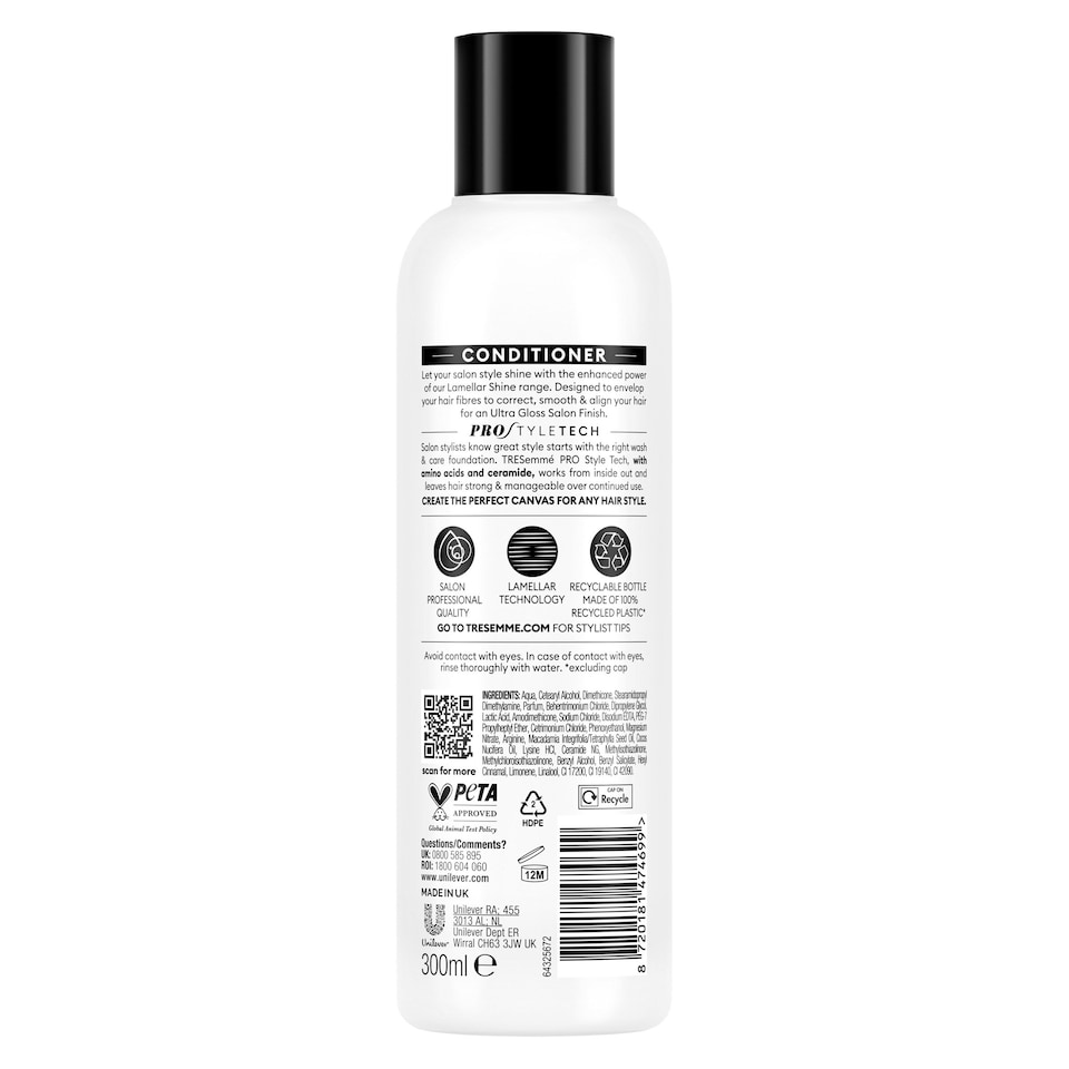 image 1 of TRESemme Lamellar Shine Conditioner 300ml