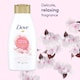 image 3 of Dove Renewing Care Peony & Rose Bath Soak Bubble Bath 450ml