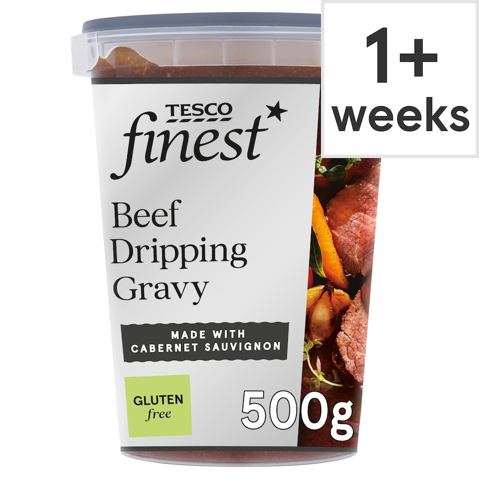 TESCO FINEST BEEF DRIPPING GRAVY 500G Tesco Groceries