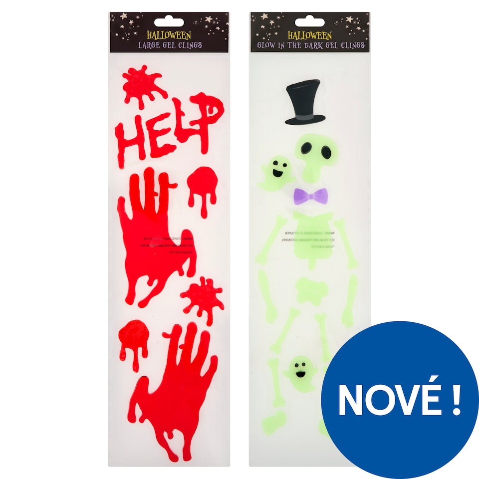 Halloween Large Gel Clings