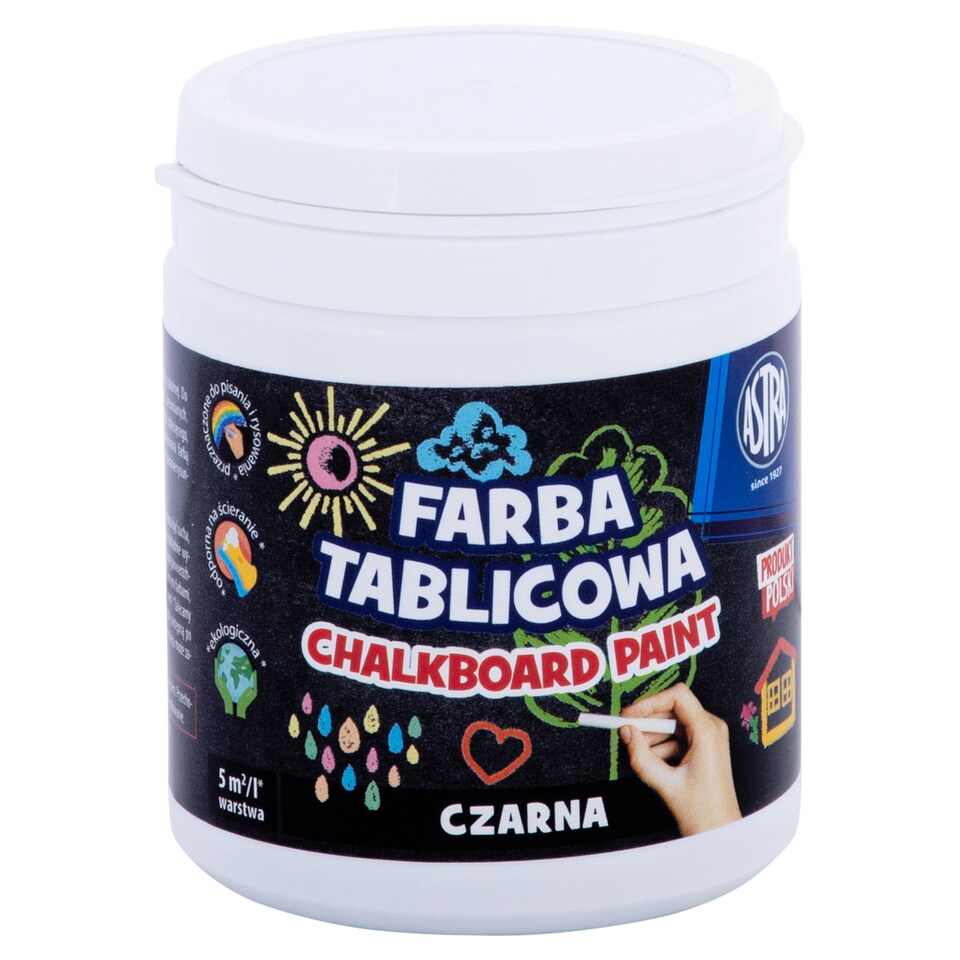 Astra Barva na tabuli černá 250ml