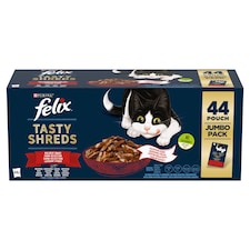 FELIX Tasty Shreds lahodný výber v šťave 44 x 80 g