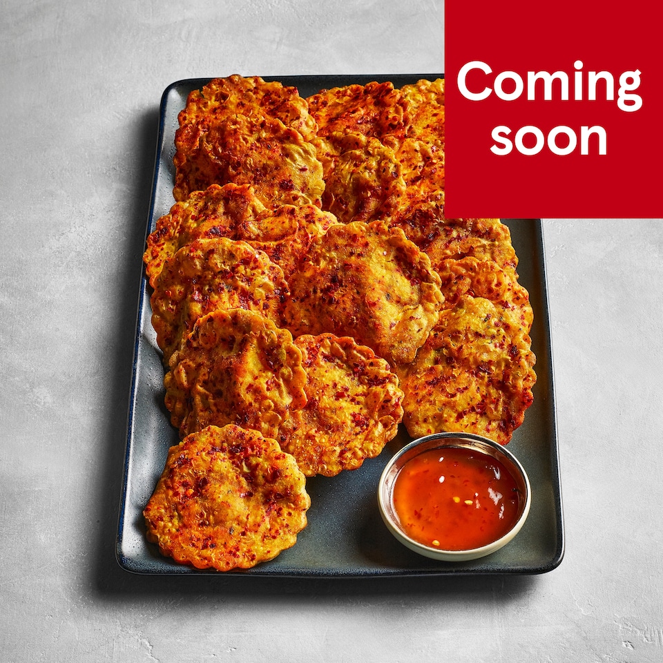 100. Tesco Finest Feta, Apricot & Harissa Pastries with Hot Honey Dip 504g (Serves 16)