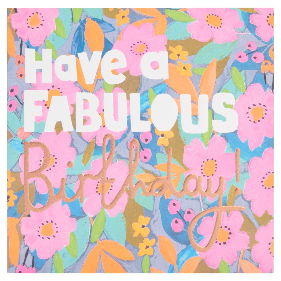 Papersalad Birthday Card Have A Fabulous Birthday!
