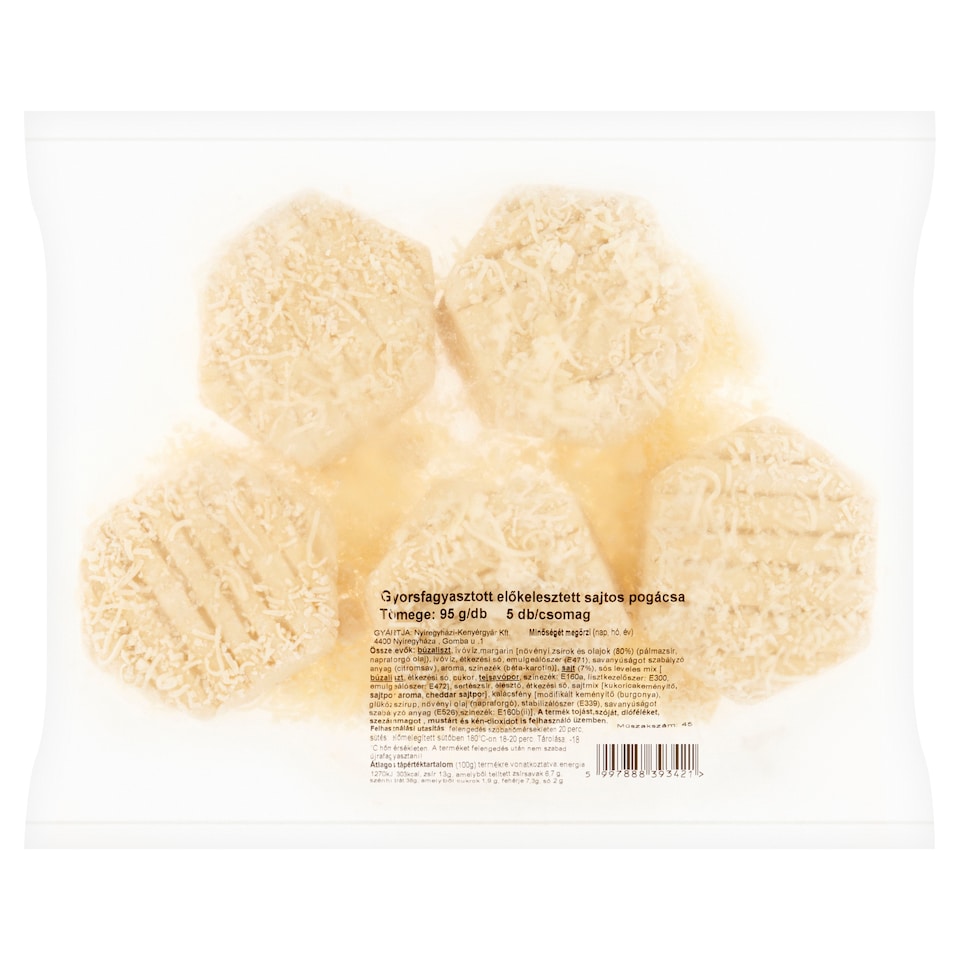 Quick-Frozen Pre-Leavened Scones with Cheese 5 pcs 95 g