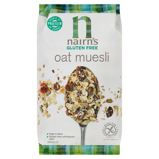 Nairns Gluten Free Oat Muesli 450G Tesco Groceries