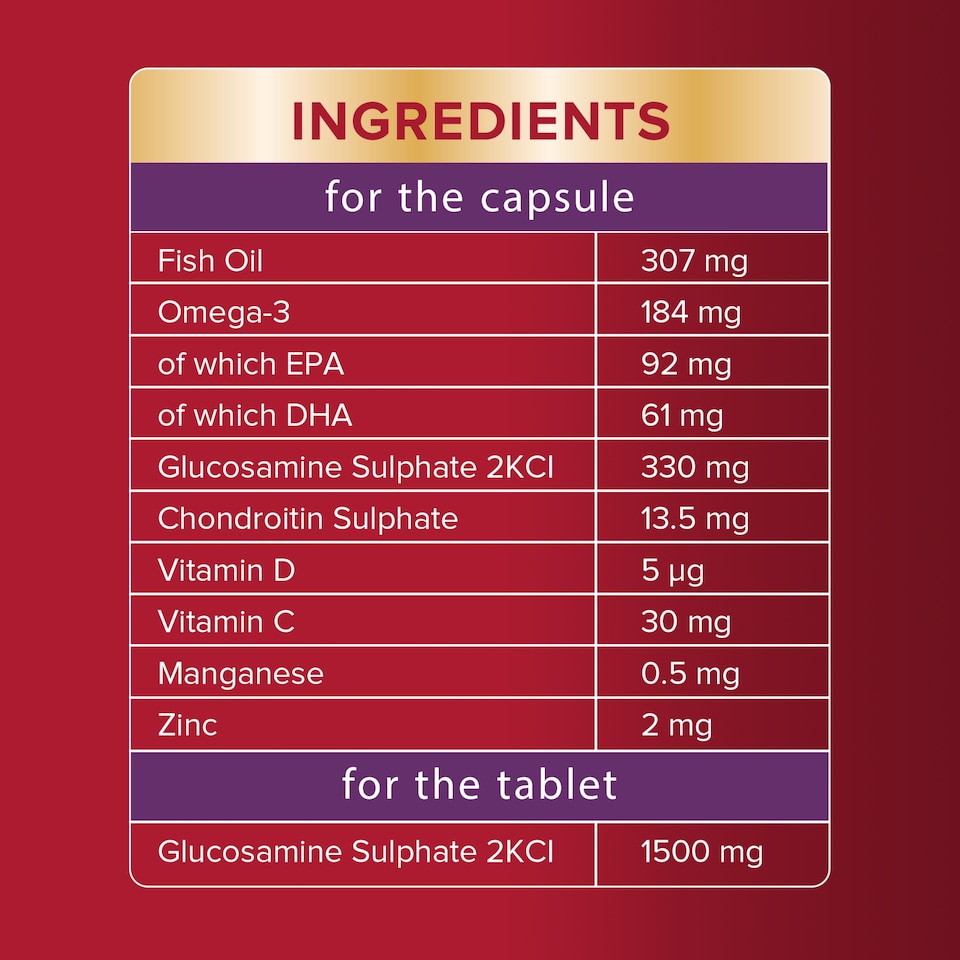image 1 of Seven Seas JointCare Max Glucosamine 30 Capsules & 30 Tablets