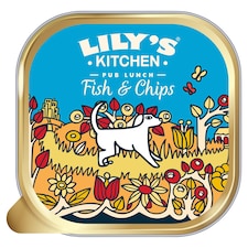 Lily's Kitchen Fish and Chips with Potatoes and Dill for Dogs 150g