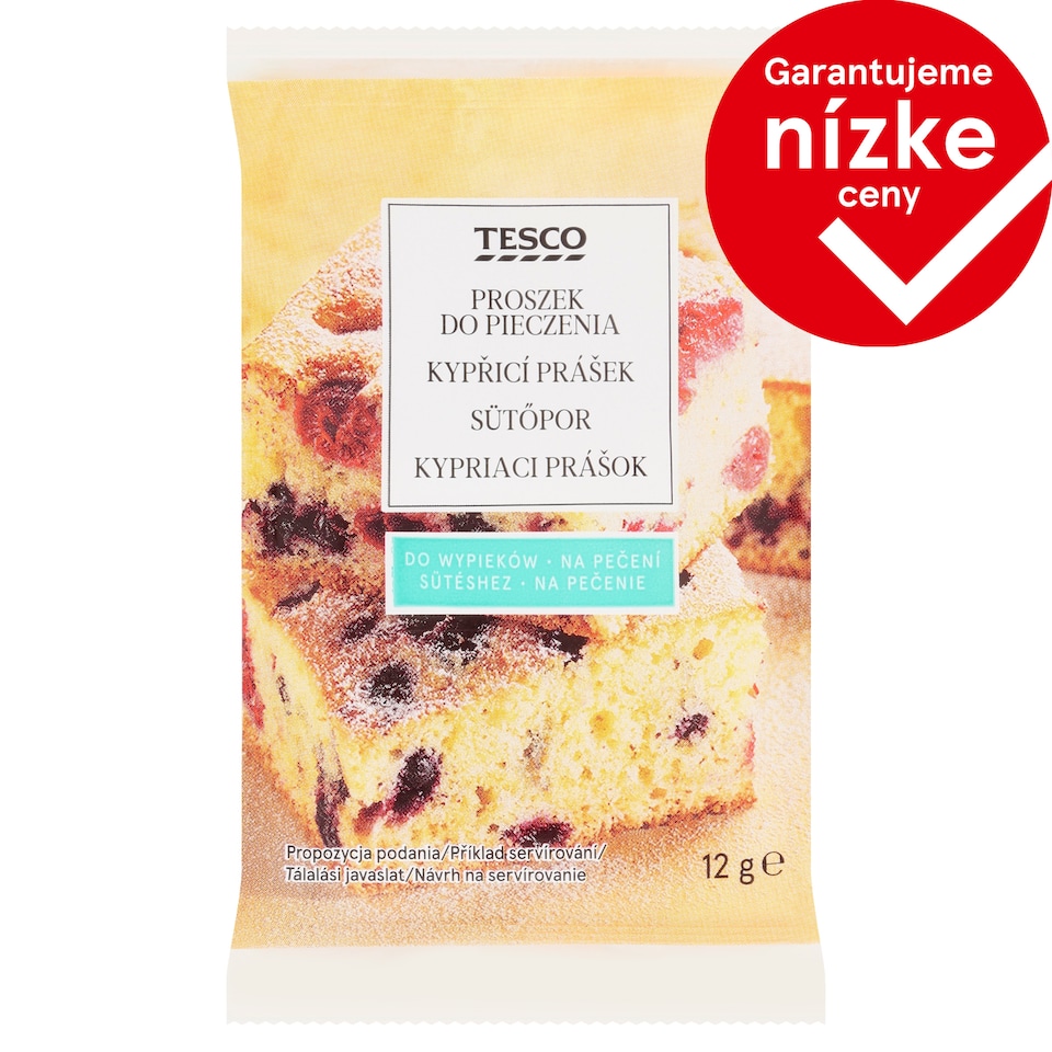 Tesco Baking Soda 5 x 12 g