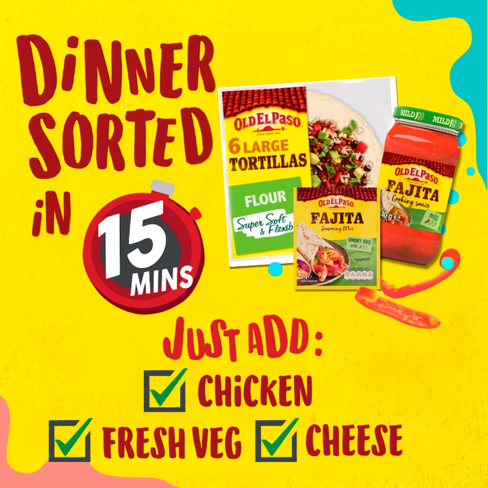 image 1 of Old El Paso Smoky Bbq Fajita Seasoning Spice Mx 35G