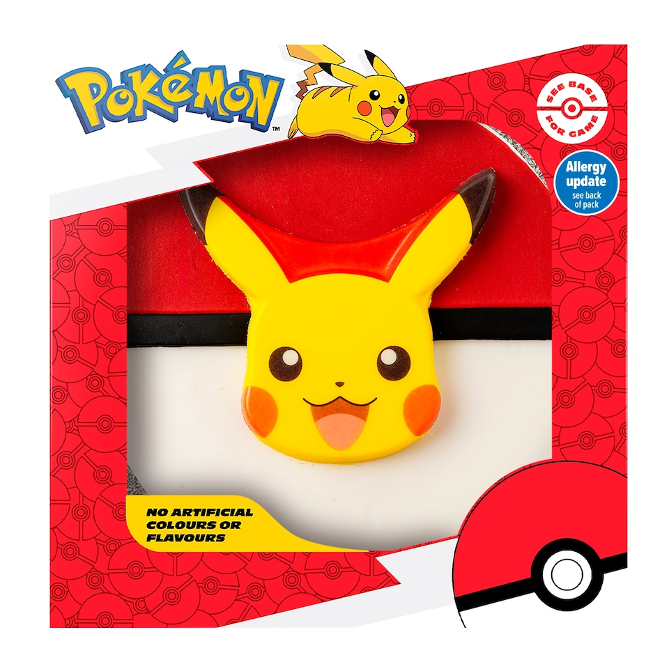 Pokemon Pikachu Celebration Party Cake - Raspberry and Vanilla