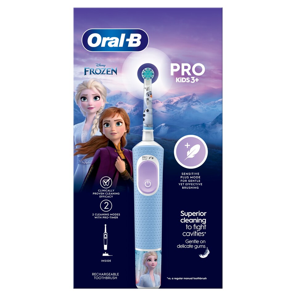 image 1 of Oral-B Pro Kids 3+ Disney Frozen Electric Toothbrush