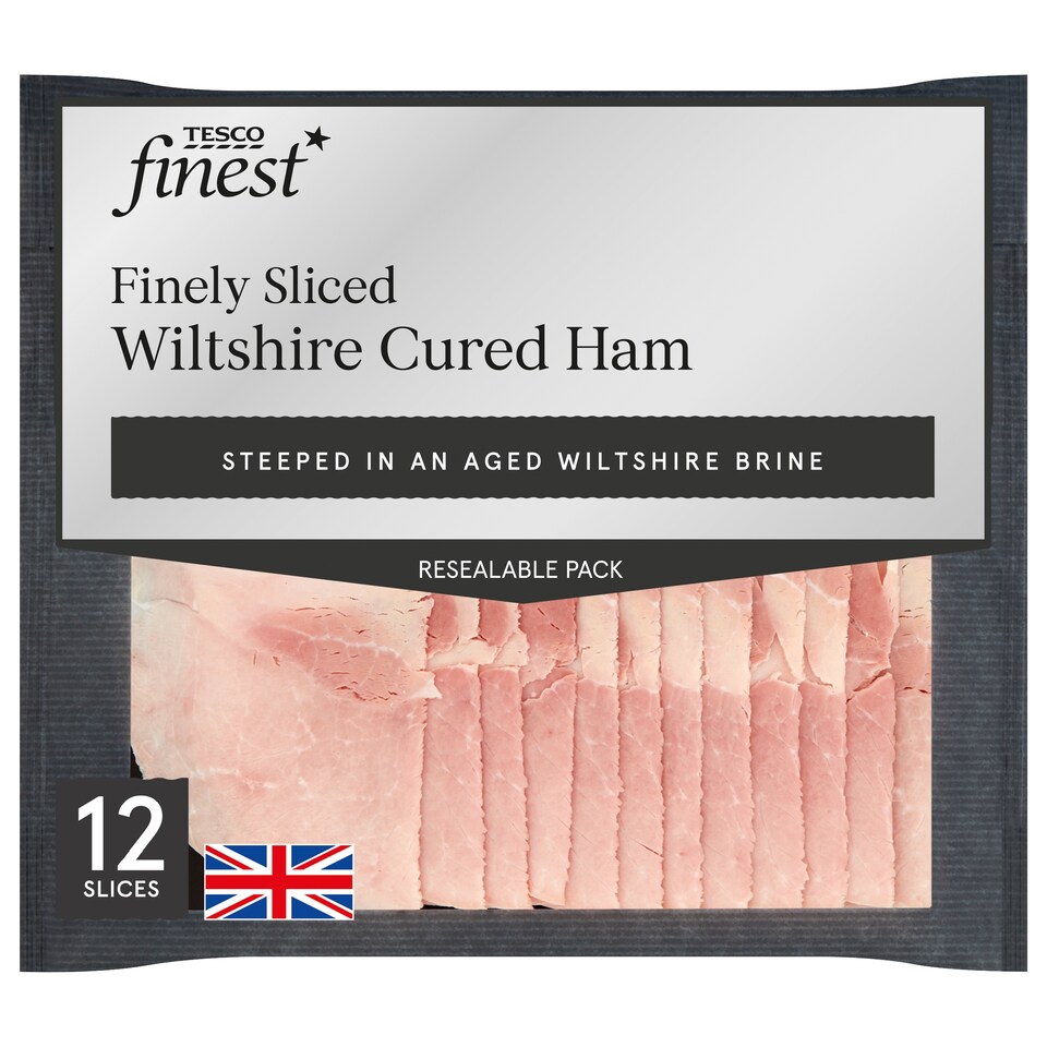 Tesco Finest Finely Sliced Wiltshire Ham 250G