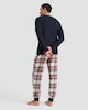 image 3 of F&F Pure Cotton Henley Top and Trousers Pyjamas in Multi