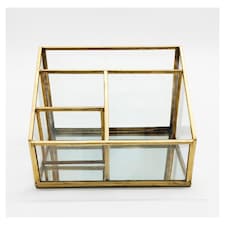 F&F Home Glass Make-up Organiser