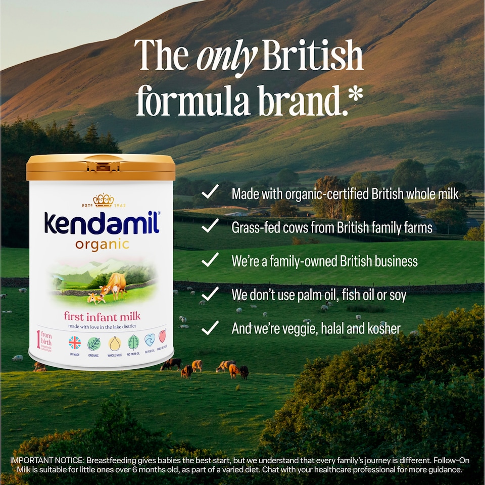 image 1 of Kendamil Organic Stage 1 First Infant Milk 800G
