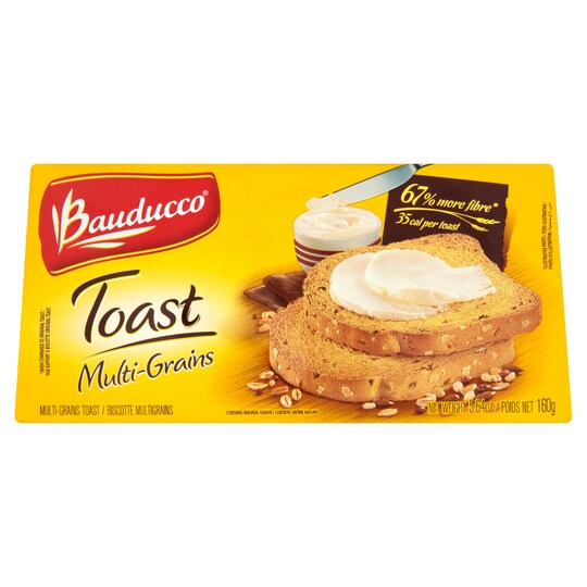 Bauducco Toast Multi Grains 160G Tesco Groceries