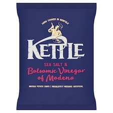 Kettle Sea Salt & Balsamic Vinegar Potato Chips 130G