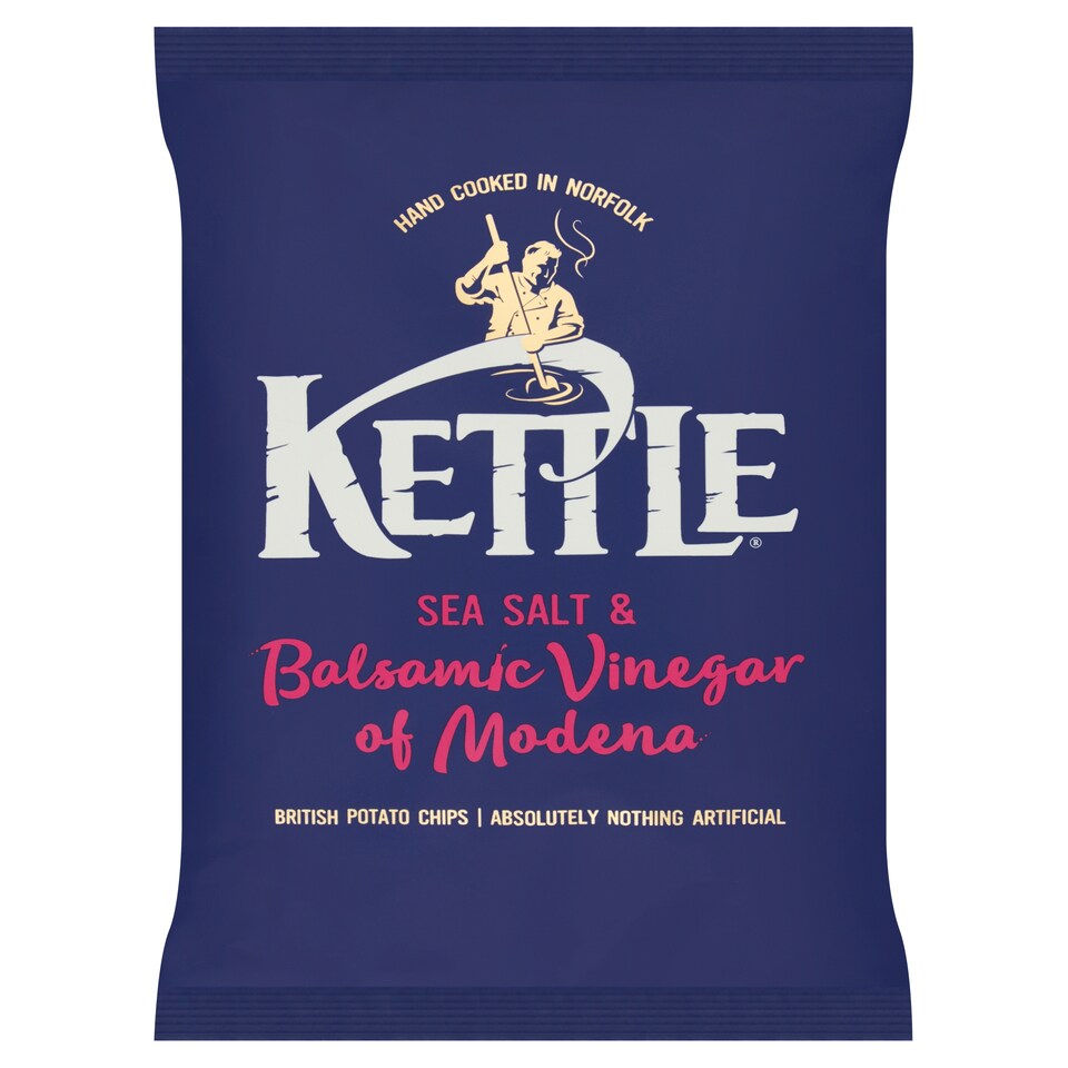 Kettle Sea Salt & Balsamic Vinegar Potato Chips 130G